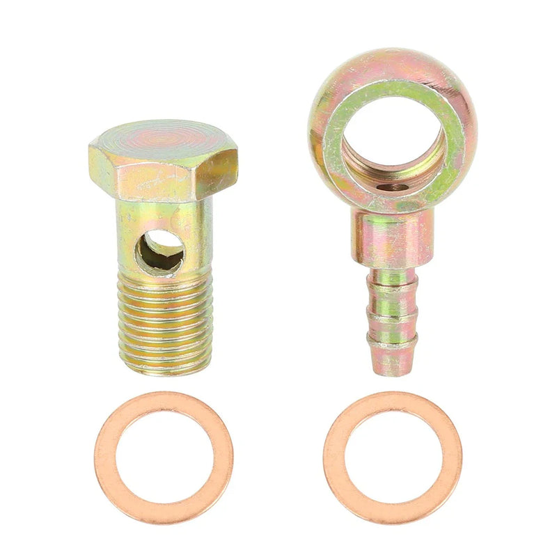 Motorcycle Banjo Bolt Washer / 14mm / Bronze Tone Metal