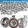 Bearing Ball 7.1mm Steel G16 Precision Silver Tone 50 pcs