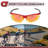 Motorcycle Riding Goggles Red Lens Black Red Frame Tri-acetel Cellulose
