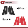 Ford Mercury Milan 2010-2012 Black Door Pillar Window Trim