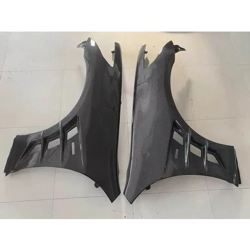 Infiniti G37 4-Door 2009-2013 Carbon Fiber Front Fenders w/ Light Hole