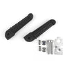 Suzuki GSXR 1000 600 750 Black Aluminum Rear Footrests (2001-2023)