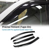 Honda Accord 2018 Side Window Vent Visors Black 1 Set Window Deflectors