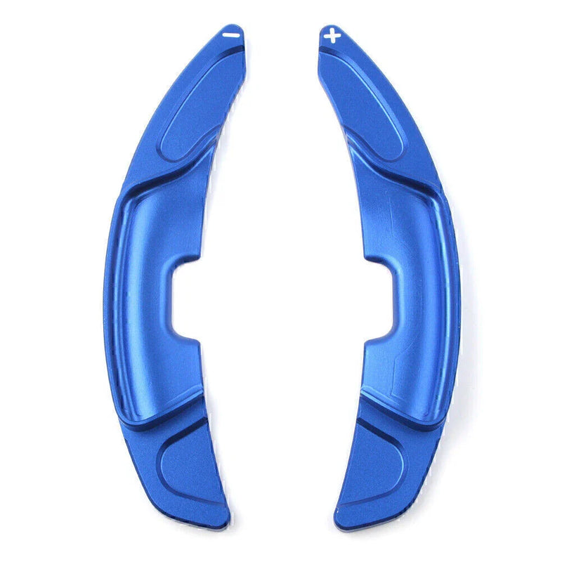 Lexus ES300h ES350 Blue Steering Wheel Shift Paddle Shifter Covers (19-24)