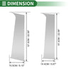 Ford F-250 (1999-2014) Silver Tone 4 Pcs Door Pillar Window Trim