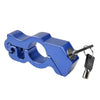 Bike Scooter ATV Blue Motor Handlebar Lock Anti-Theft Grip