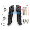 Suzuki GSX-R1000 GSXR1000 Black Front Footrest Pegs (2005-2018)