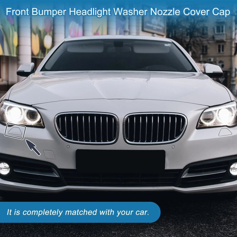 BMW M5 (2013 - 2016) White Front Right Bumper Washer Nozzle Cover Cap