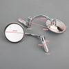 17.2-22mm Handlebars Chrome for Cafe Racer / HBobber Mirrors Pair