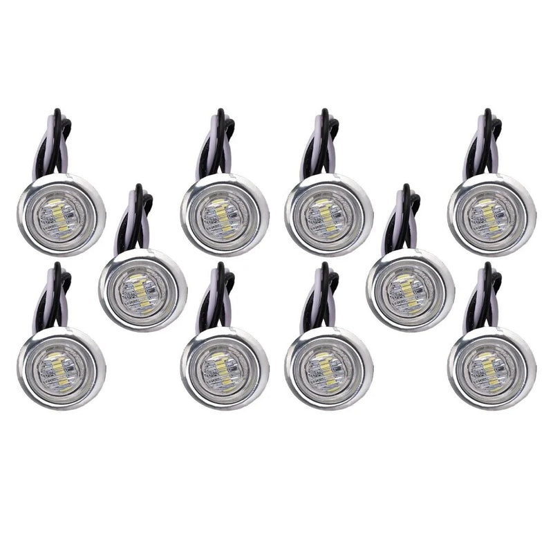 Car & Boat 10x LED Side Marker Indicator Light