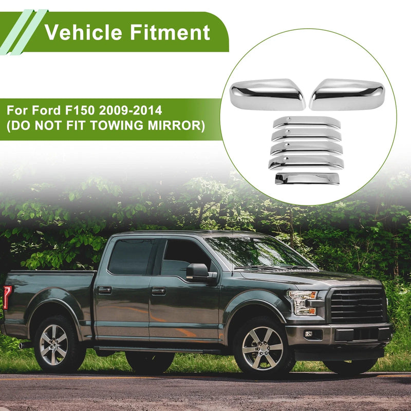 Ford F150 2009-2014 Mirror Cover Cap Replacement (Not for Towing Mirror)