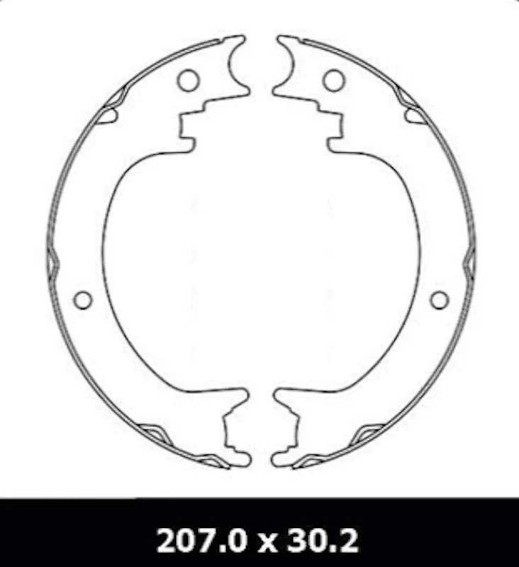 Mitsubishi Pajero NS NT NW NX LWB Rear Handbrake Shoe Overhaul