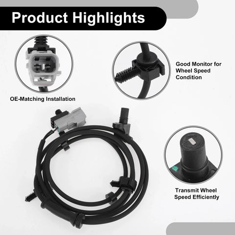 Dodge Ram Rear Left Right ABS Wheel Speed Sensor