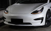 Tesla Model 3 2 x Carbon Fiber Fog Light Eyebrow Covers (2017-2023)