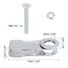 Suzuki GS125 GN125 Pair 16mm Metal Motorcycle Chain Axle Adjuster Tensioner