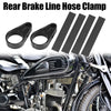 Harley Motorcycle 2 x Rear Brake Line Hose Clamp
