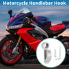 Motorcycle Handlebar Hook / CNC / Hanging Hook Aluminum Alloy Silver Tone