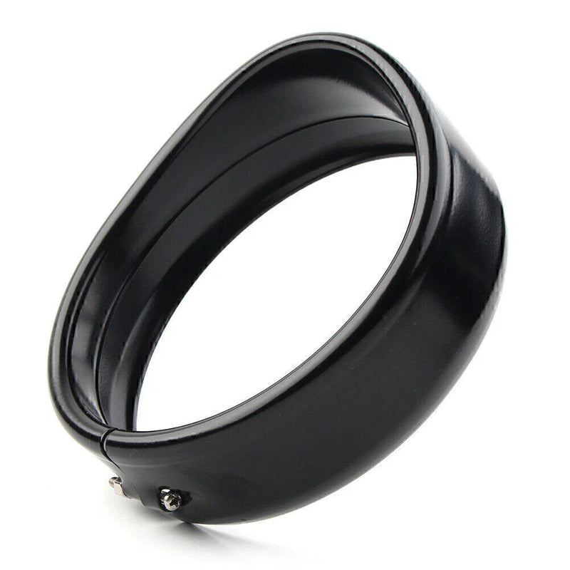 Harley Dyna Street Bob 5.75" Headlight Trim Ring Visor (1994-2020)