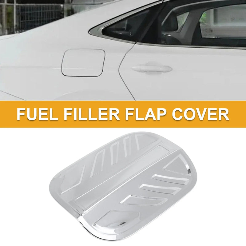 Hyundai Santa Fe (2019-2025) Chrome Silver Tone Fuel Tank Door Cap