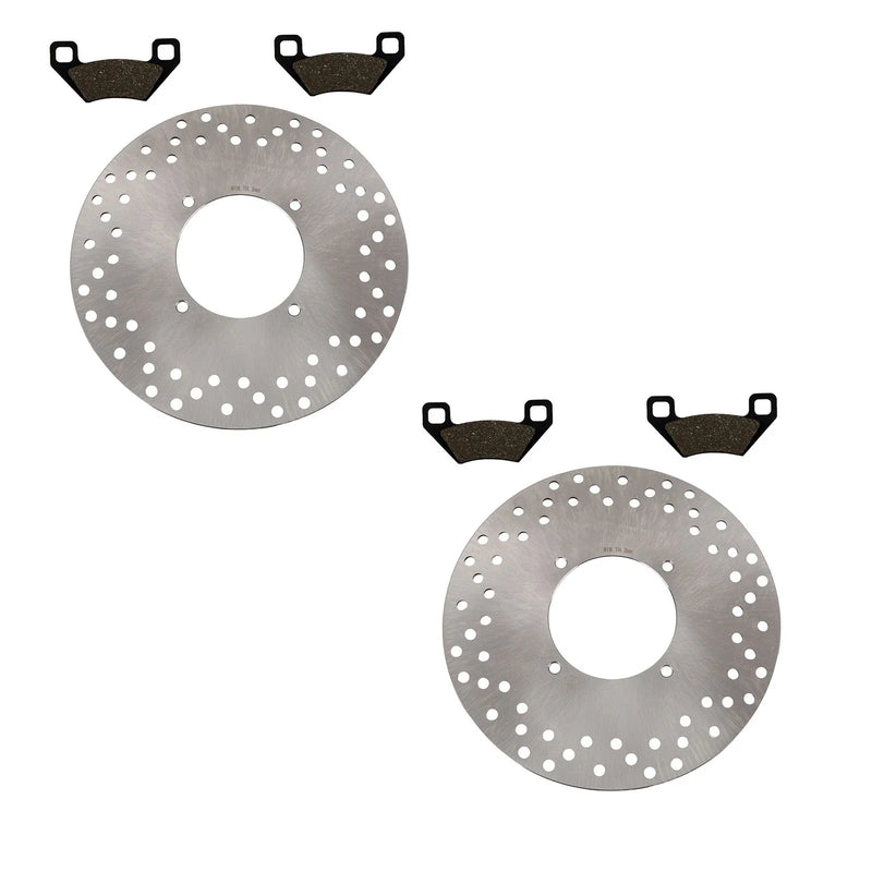 Arctic Cat Wildcat 1000 GT HO 2 x Front Brake Rotors & Pads (2012–2012)