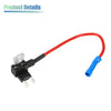 7 x Universal Car Fuse Tap 12V with 7 x 25A Mini ATM Blade Fuses