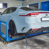 Kia Stinger Canard Covers Rear Bumper Side Vent Carbon Fiber (2017–2023)