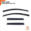 Mazda 3 Hatchback Weather Shield Window Visor Rain Guard (2008-2013)