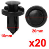 Honda & Acura 20 Pcs Bumper Hood Mudguard Splash Guard Retainer Clip