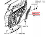 Mitsubishi Pajero Sport LH Rear Door Garnish (2015-2022)