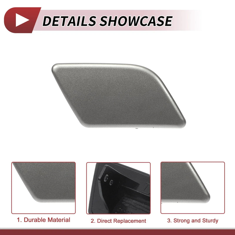 BMW X1 (2010-2015) Silver Tone Washer Nozzle Cover Cap