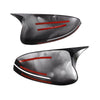 Kia Optima K5 2 x Carbon Look Rear View Mirror Housing Caps (2011-2015)