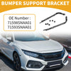 Honda Civic 2006-2011 Rear Bumper Support Bracket (1 Pair, Black)