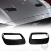 Ford Mustang 2018-2022 Real Carbon Fiber Hood Bonnet Air Vent Cover Trim