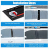 Cadillac Chevy Door B Pillar Trim Panel Left & Right Windshield Outer