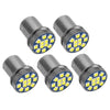 Car Truck 5Pcs White LED 12SMD BAY15D 1156 P21W DRL Turn Signal Light Bulb