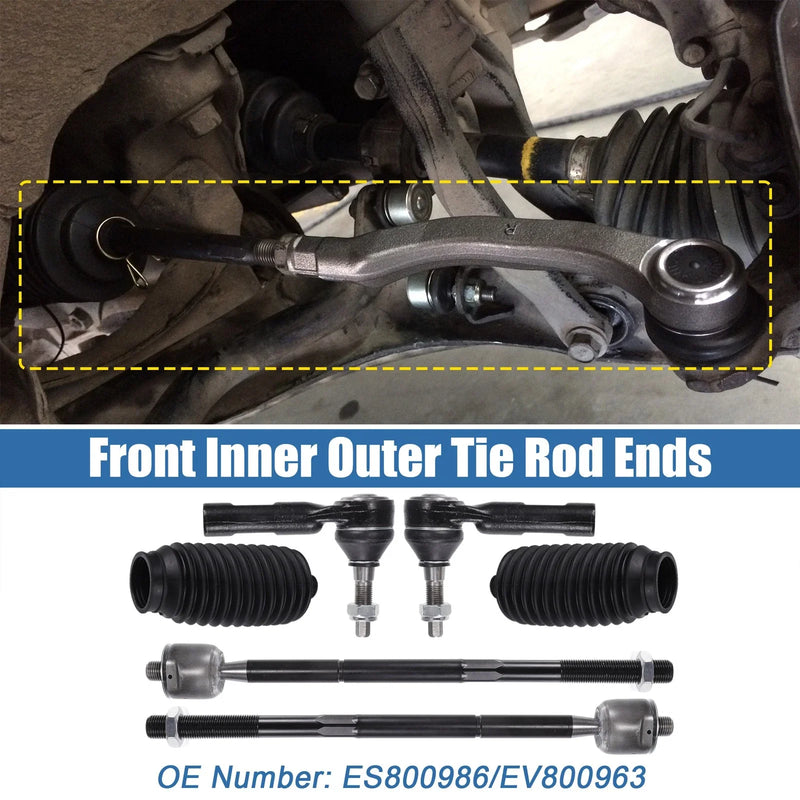 Chrysler 300 6pcs Front Inner Outer Tie Rod Ends (2005-2023)