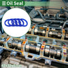 Oil Seal 42x52x6mm Rotary Shaft Seal TPU High Pressure Blue 5 Pcs