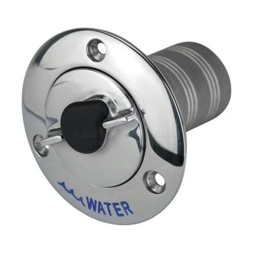 Boats Deck Filler Water Straight 316 Stainless Steel 38mm Lockable