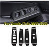 Honda Civic 4Pcs Carbon Fiber Window Switch Cover Trim (2022–2024)