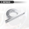 GM GMC Metal Silver Tone Steering Column Keyed No Drop Mount