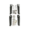 Yamaha YZF R1 R6 (1998-2025) Black Driver Passenger Footpegs (2003-2020)