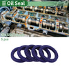 MakeModel Oil Seal TPU 40x55x7.2mm High-Pressure Blue 5 Pcs