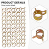 50 PCS Spring Band Clip Fuel OD 3/8in Silicone Vacuum Hose Clamp 10mm