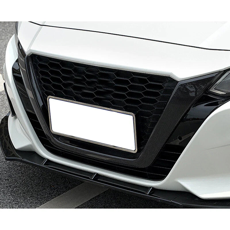 Nissan Altima Carbon Look Front Grille Frame Cover Trim (2019-2022)
