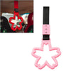 Subway Train Bus Drift Charm JDM Pink Flower Ring Car Handle Strap