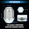 Ford Focus, Dodge Grand Caravan 5 x M12x1.5 Wheel Lug Nuts (2000-2023)