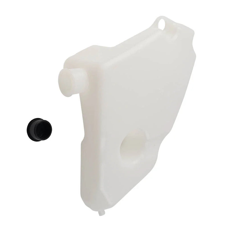 Kawasaki ZX10R 1x White Radiator Coolant Overflow Tank (2006-2007)