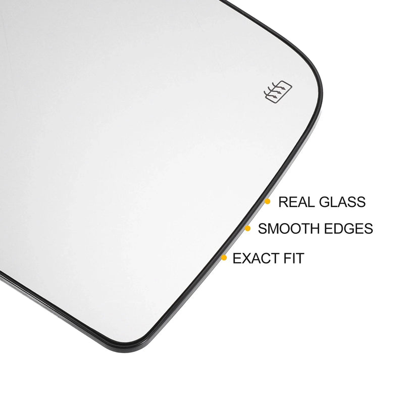 Nissan Titan White Heated Right Upper Side Mirror Glass (2004-2015)