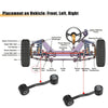 Jeep Liberty Front Stabilizer Sway Bar End Links (2002-2007)