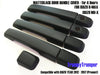 Isuzu D-Max MU-X Matte Black 4 Door Handle Cover Trim (2012-2019)
